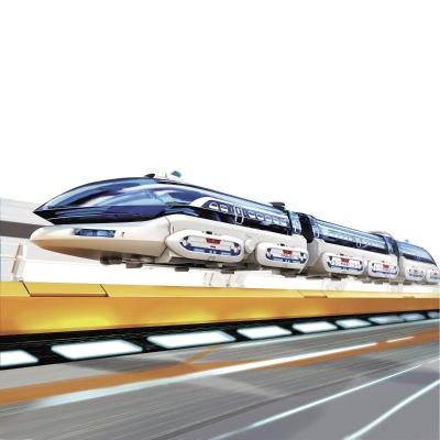 KIT DE TREN CON LEVITACIÓN MAGNÉTICA PARA ARMAR