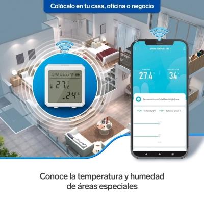 Termo higrómetro digital con sensor de temperatura alámbrico. - Grow Depot  México