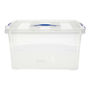 CAJA PLASTICA ROMA 18 LITROS TRANSPARENTE
