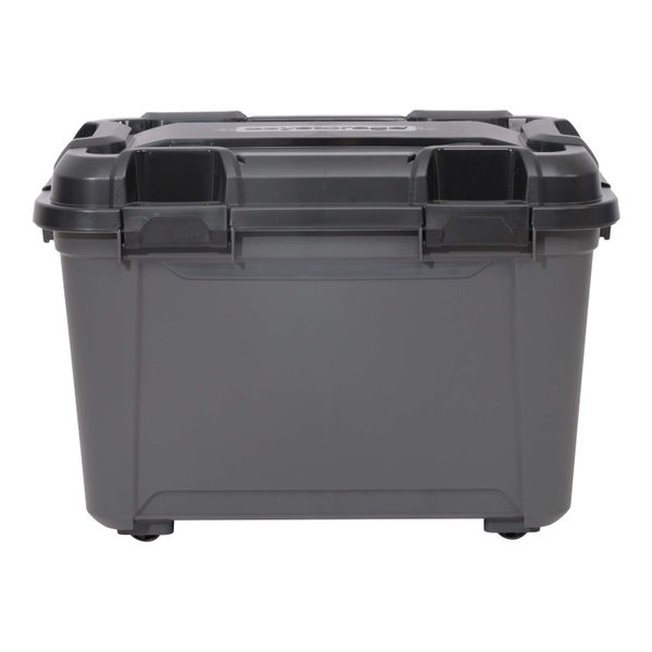 CAJA DE PLÁSTICO DE 55 L GRIS