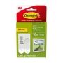 COMMAND TIRAS PARA COLGAR CUADROS, MEDIANAS, BLANCAS, 12 PARES