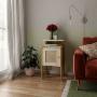 MESA LATERAL BERTOLINI CHARLOTTE ROBLE OFF WHITE