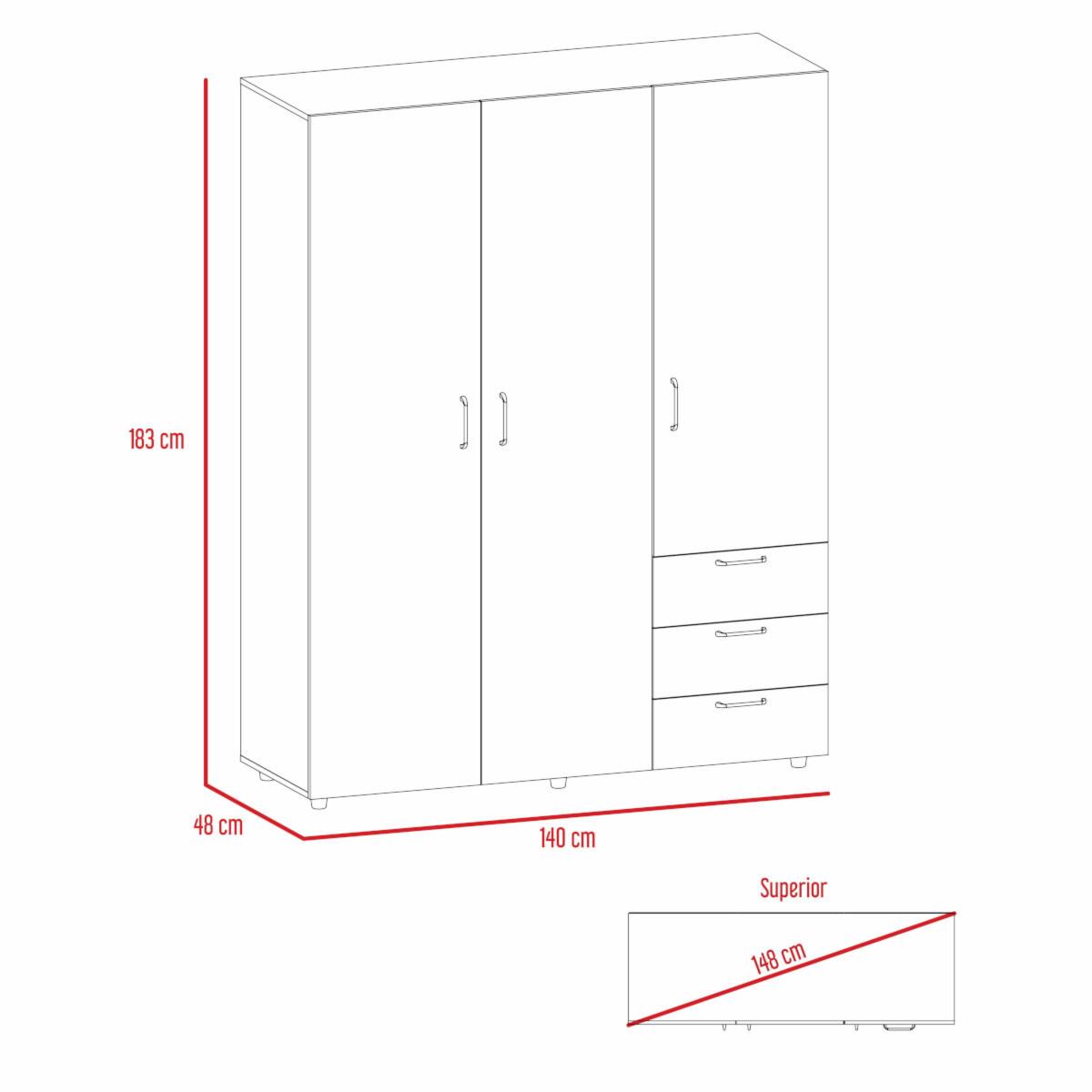 CLOSET ARIZONA BELLOTA/BLANCO | The Home Depot México