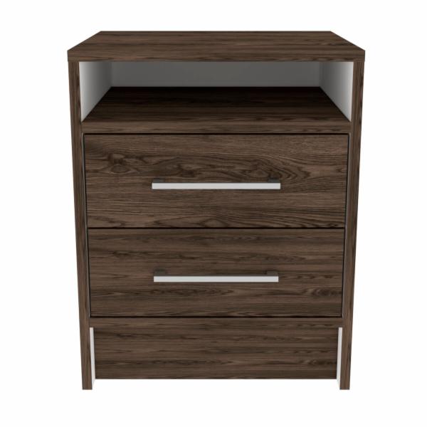 MESA DE NOCHE ETER COÑAC/BLANCO