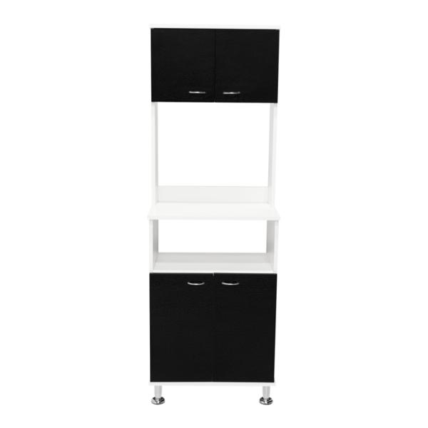 MUEBLE ALACENA FENIX BLANCO-WENGUE/NEGRO