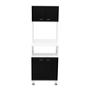 MUEBLE ALACENA FENIX BLANCO-WENGUE/NEGRO