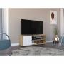 RACK DE TV NOAH MACADAMIA/BLANCO