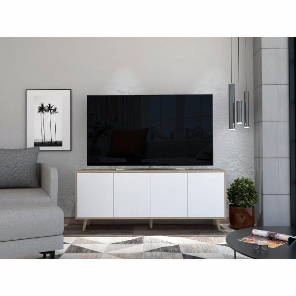 RACK PARA TV BORA ROVERE/BLANCO