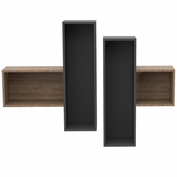 REPISA WALL 2A WENGUE/MACADAMIA