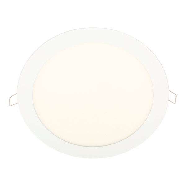 LUMINARIO EMPOTRADO EN TECHO 8" DE 18W CON LUZ AJUSTABLE BLANCO