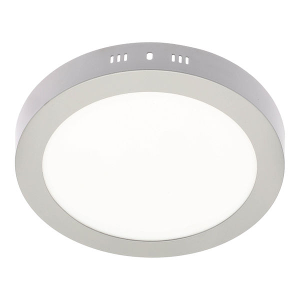 LÁMPARA DE TECHO LED 3 X 22 CM PLATA