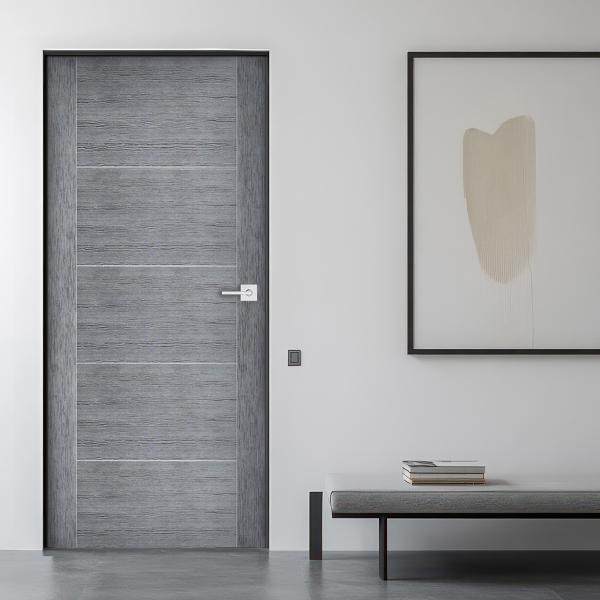 PUERTA 6 LINEAS SEMI OXFORD 80X203