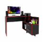ESCRITORIO GAMER 2 CAJONES NEGRO/ROJO ME4179.0004