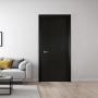 PUERTA 6 LINEAS SEMI CHOCOLATE 90X203