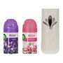 AROMATIZANTE DE AMBIENTE AUTOMÁTICO, AIR WICK, FRESHMATIC, 1 APARATO DIFUSOR AUTOMÁTICO Y 1 REPUESTO, MAGNOLIA + 1 REPUESTO, LAVANDA