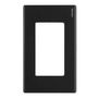 PLACA DE 3 MÓDULOS POLICARBONATO NEGRO