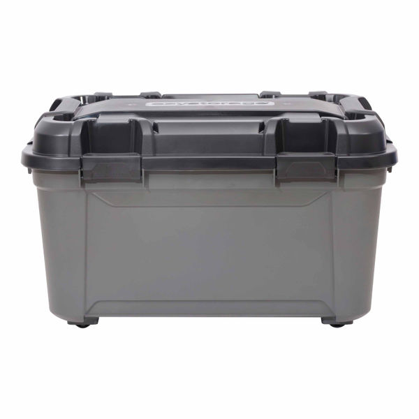 CAJA DE PLÁSTICO DE 80 L GRIS