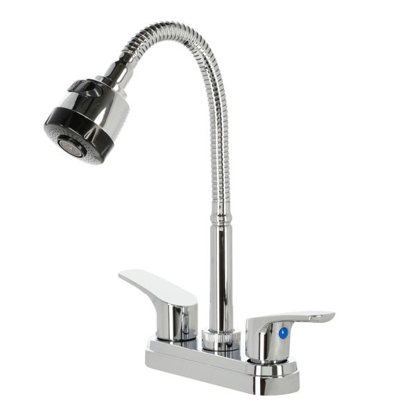 MEZCLADORA ECOLÓGICA DE CON CUELLO FLEXIBLE PARA LAVABO The