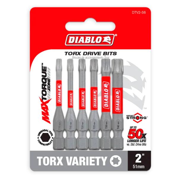 SET DE PUNTAS TORX 2 6PZ
