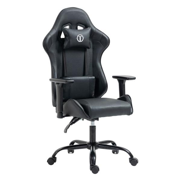 SILLA GAMER WOLF NEGRO
