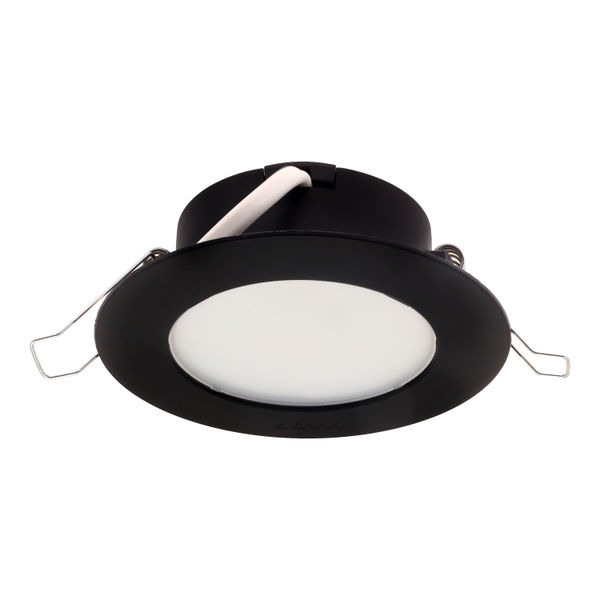 LUMINARIO LUNA 6 4" 6W LUZ FRÍA NEGRO
