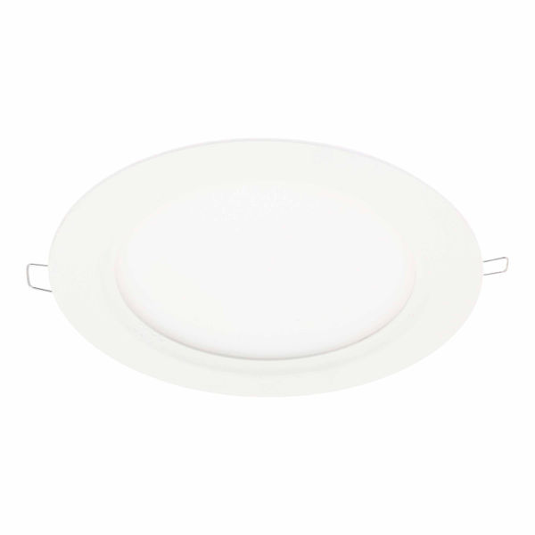 LUMINARIO LUNA 13 FLAT 8" 13W LUZ CÁLIDA BLANCO