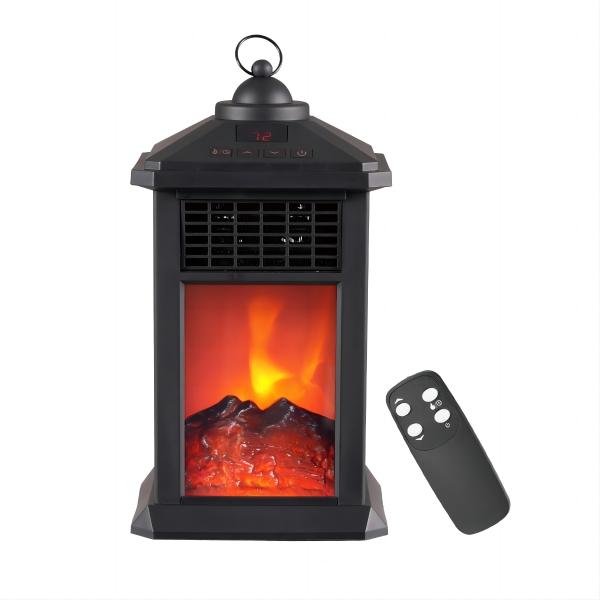 Calefactor eléctrico cerámico tipo chimenea de escritorio