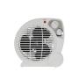 CALEFACTOR ELÉCTRICO TERMOVENTILADOR PORTÁTIL 10 M2 BLANCO DE SOBREMESA