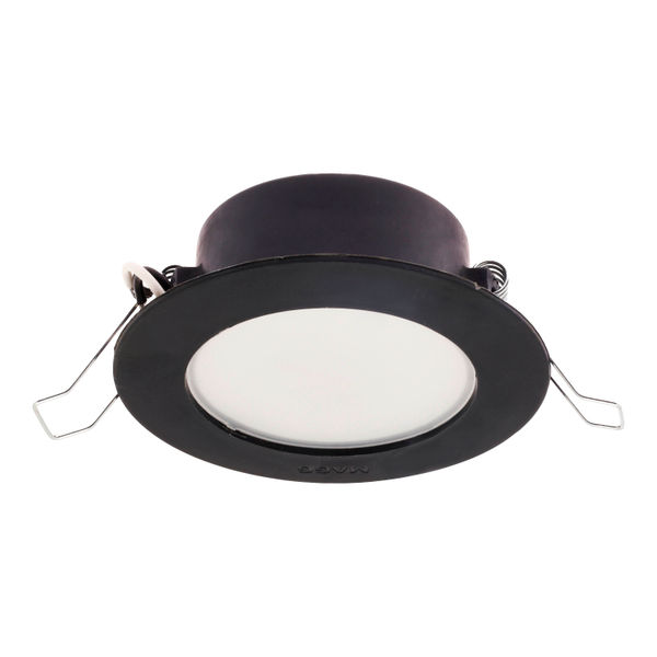 LUMINARIO LUNA 4 3" 4W LUZ CALIDA NEGRO