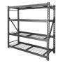 Rack Anaquel Estante Acero Industrial 2.1 Ton 4 Niveles