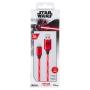 CABLE USB A LIGHTNING CON LUZ LED STAR WARS DE 1 M