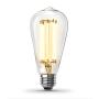 BOMBILLA LED EDISON VINTAGE DE CRISTAL TRANSPARENTE BLANCO BRILLANTE