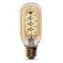 BOMBILLA LED EDISON VINTAGE DE VIDRIO ÁMBAR CON FILAMENTO ESPIRAL TENUE Y LUZ CÁLIDA
