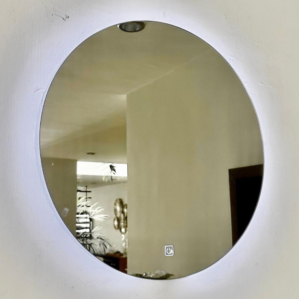 Espejo Circular De lujo Decorativo Con Luz Led + Dimmer 70 cm– HERRASHOP