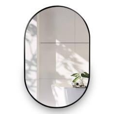 Espejo Ovalado Cortado LED Luz Fría 40×70 Cm Diseño Moderno Para Baño