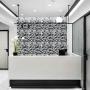 PANEL 3D DE PVC CROMADO