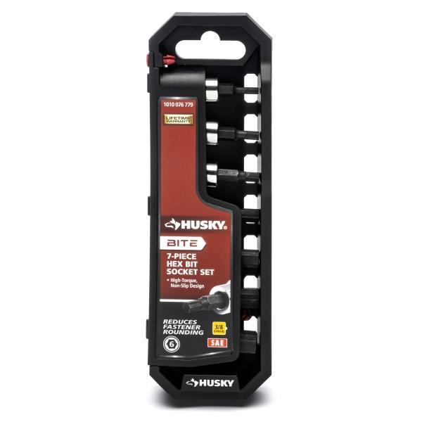 JUEGO DE 7 PUNTAS ESTÁNDAR HEXAGONALES CUADRO 3/8