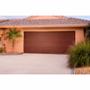 PUERTA GARAGE MODERNA A RAYAS NOGAL 5.49 X 2.60 M