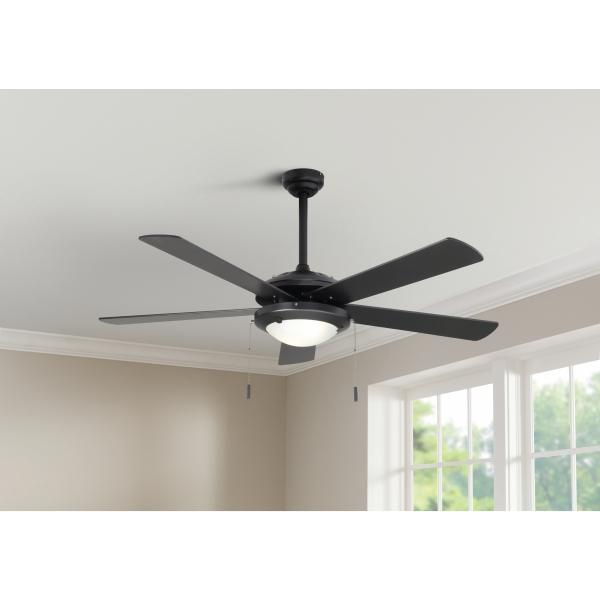 VENTILADOR DE TECHO BOLERO 52" PARA INTERIOR NEGRO