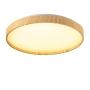 LAMPARA DE TECHO LED 38.5 CM X 6 CM ACABADO MADERA SINTÉTICA