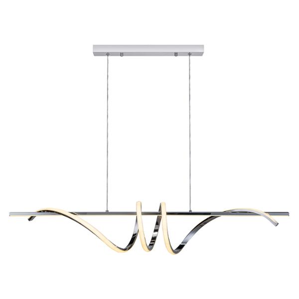 LÁMPARA COLGANTE SYDNEY TIPO ISLA LED INTEGRADO CROMO