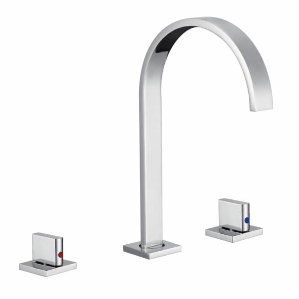 LLAVE MEZCLADORA DE BAÑO DUOMANDO CROMADA