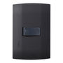 INTERRUPTOR SENCILLO CON PLACA NEGRO SCHNEIDER ELECTRIC