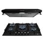 COMBO PARRILLA Y CAMPANA SUPRA 76 FINEZZA BLACK