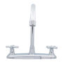 LLAVE MEZCLADORA DUOMANDO 30 X 22 X 20 CM CROMO FONTANERY