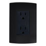 CONTACTO TOMACORRIENTE DUPLEX CON PLACA NEGRO SCHNEIDER ELECTRIC