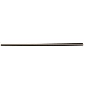 RIEL FLEXIBLE NEGRO PARA CORTINA DE BAÑO
