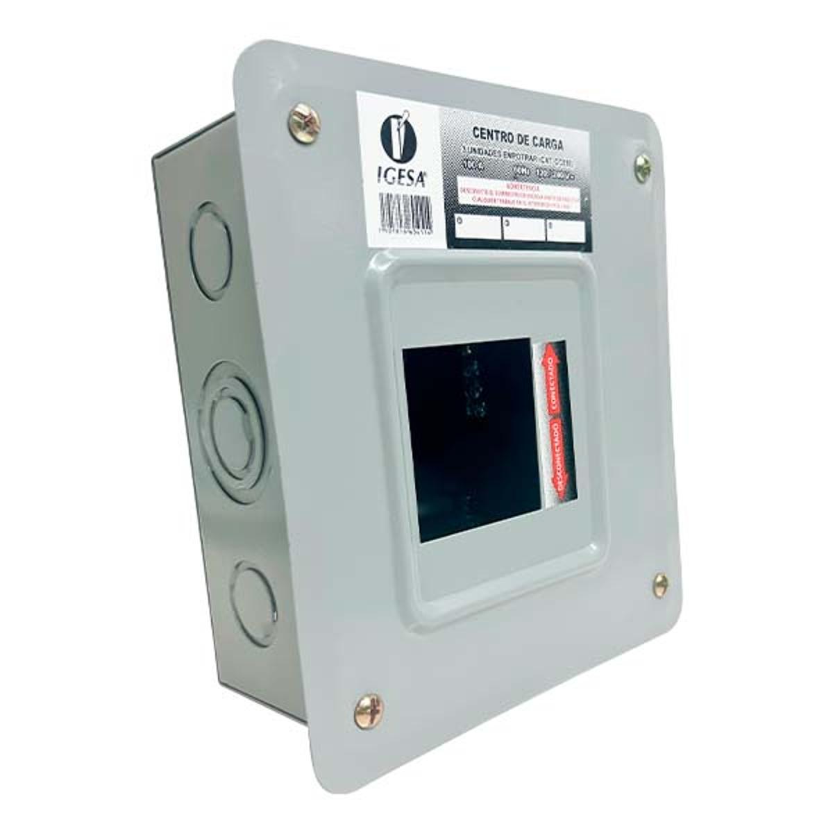 Centro de carga tripolar de empotrar