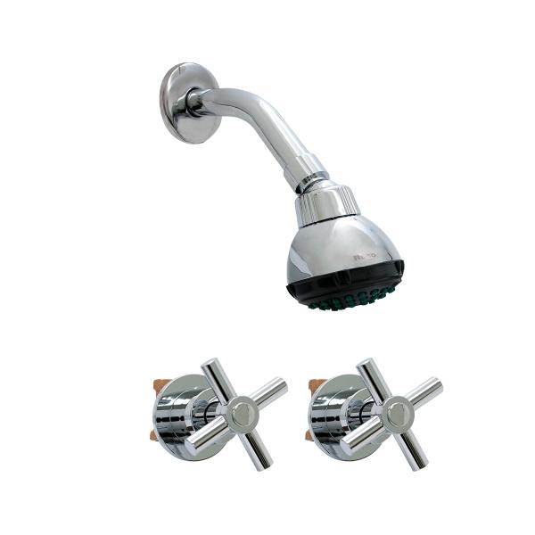 KIT DE REGADERA CON MEZCLADORA DUOMANDO DE EMPOTRAR