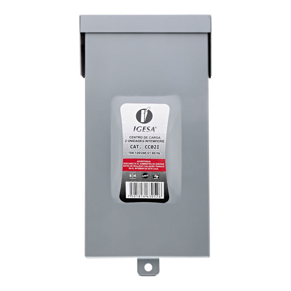 CENTRO DE CARGA 2 POLOS INTEMPERIE 70 A IGESA